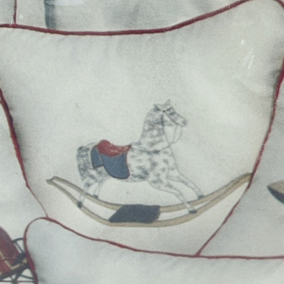 Cathy Needlecraft #7108 Rocking Horse Quilted Pillow Kit 12x12 Toy Pillows - Picture 4 of 6